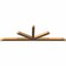 Ekena Millwork Saratoga Smooth Timber Gable Bracket, Western Red Cedar, 96"W x 28"H x 3 1/2"D x 3 1/2"F, 7/12 Pitch GBW096X28X0404SAR00SWR - alternate 4